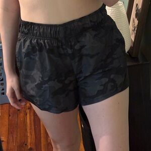 Athletic Works Black Athletic Shorts Moisture-Wicking Elastic Waistband